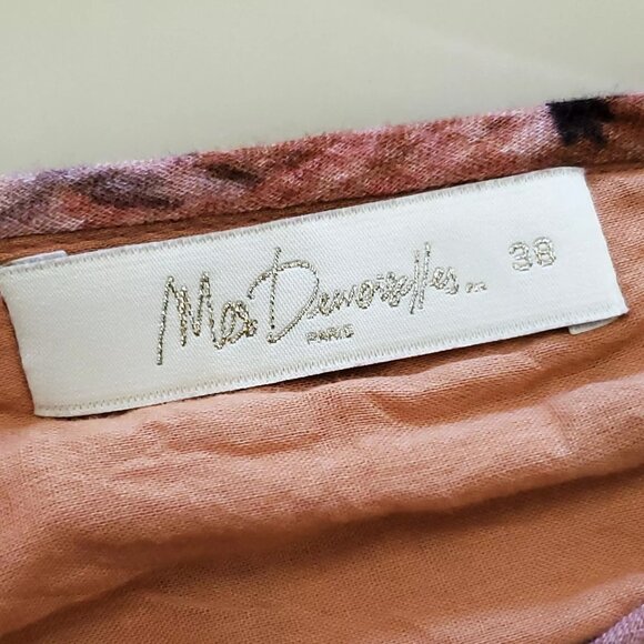 Anthropologie Mes Demoiselles Bonnie Floral Eyelet Boho Maxi Dress Size 38 - Picture 12 of 15